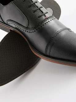 Next Oxford Toe Cap Shoes Black Best