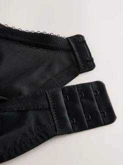 Next Pad Balcony DD+ Lace Bra Black Online