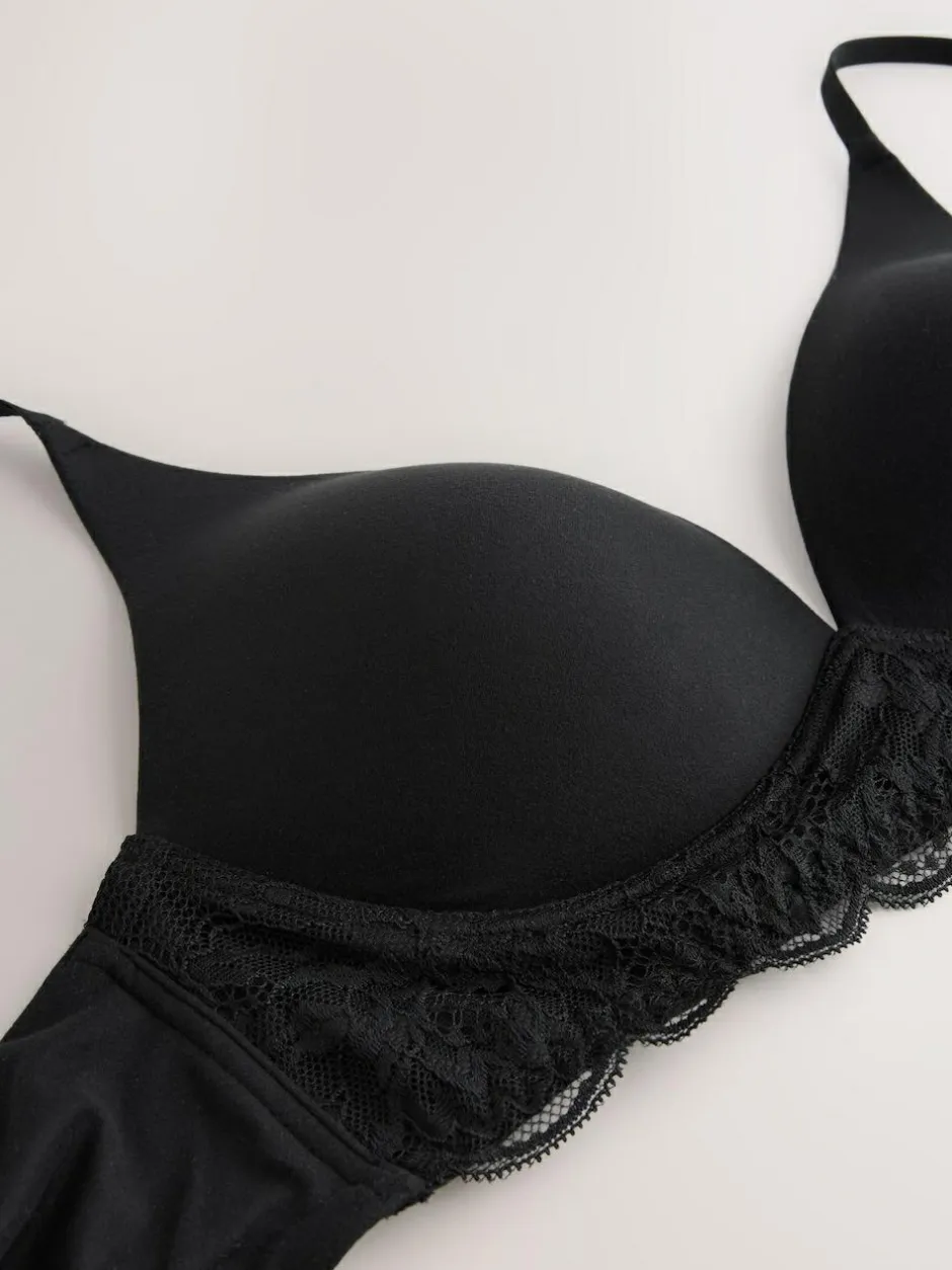Next Pad Non Wire Ultimate Comfort Lounge Bra Black Outlet