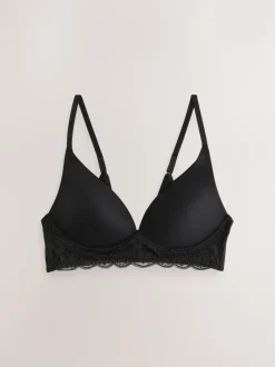 Next Pad Non Wire Ultimate Comfort Lounge Bra Black Outlet