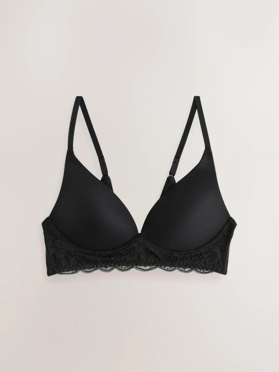 Next Pad Non Wire Ultimate Comfort Lounge Bra Black Outlet