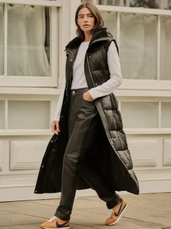 Next Black Padded Gilet Hot