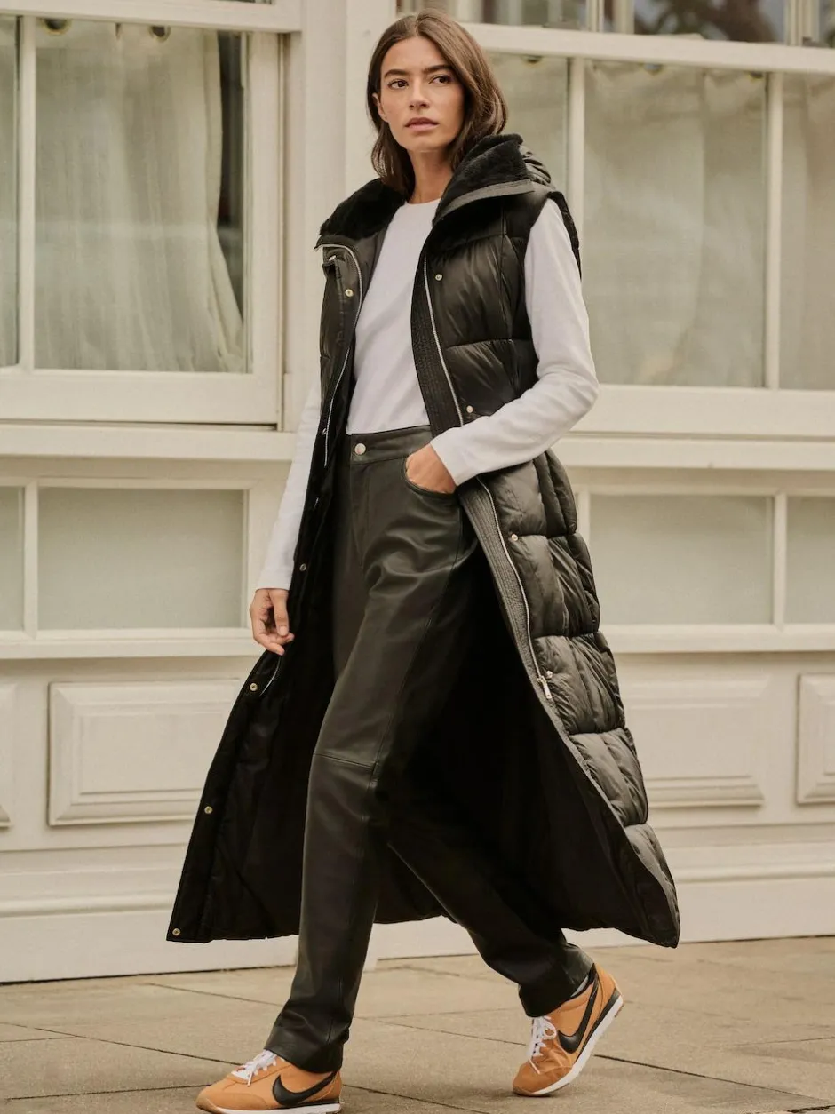 Next Black Padded Gilet Hot