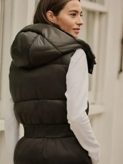 Next Black Padded Gilet Hot