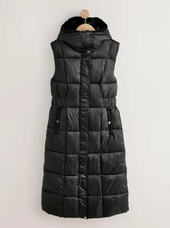 Next Black Padded Gilet Hot