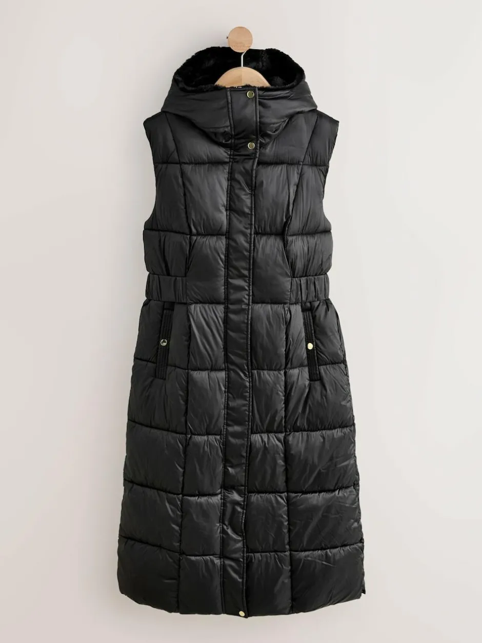 Next Black Padded Gilet Hot