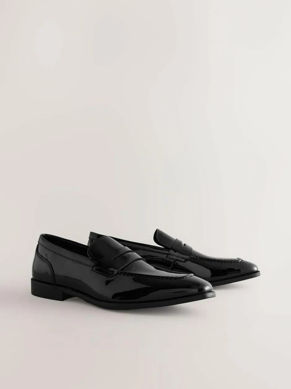Next Black Patent Loafers Best