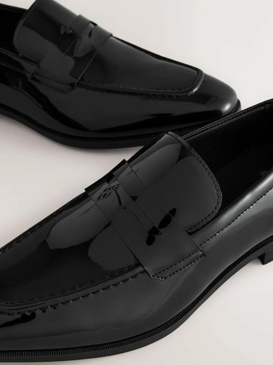 Next Black Patent Loafers Best