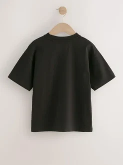 Next Black Pikachu Pokémon Short Sleeve T-Shirt (3-16yrs) Best