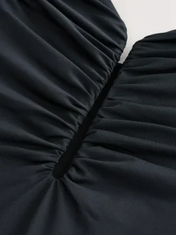 Next Plunge Tummy Control Swimsuit Black Hot