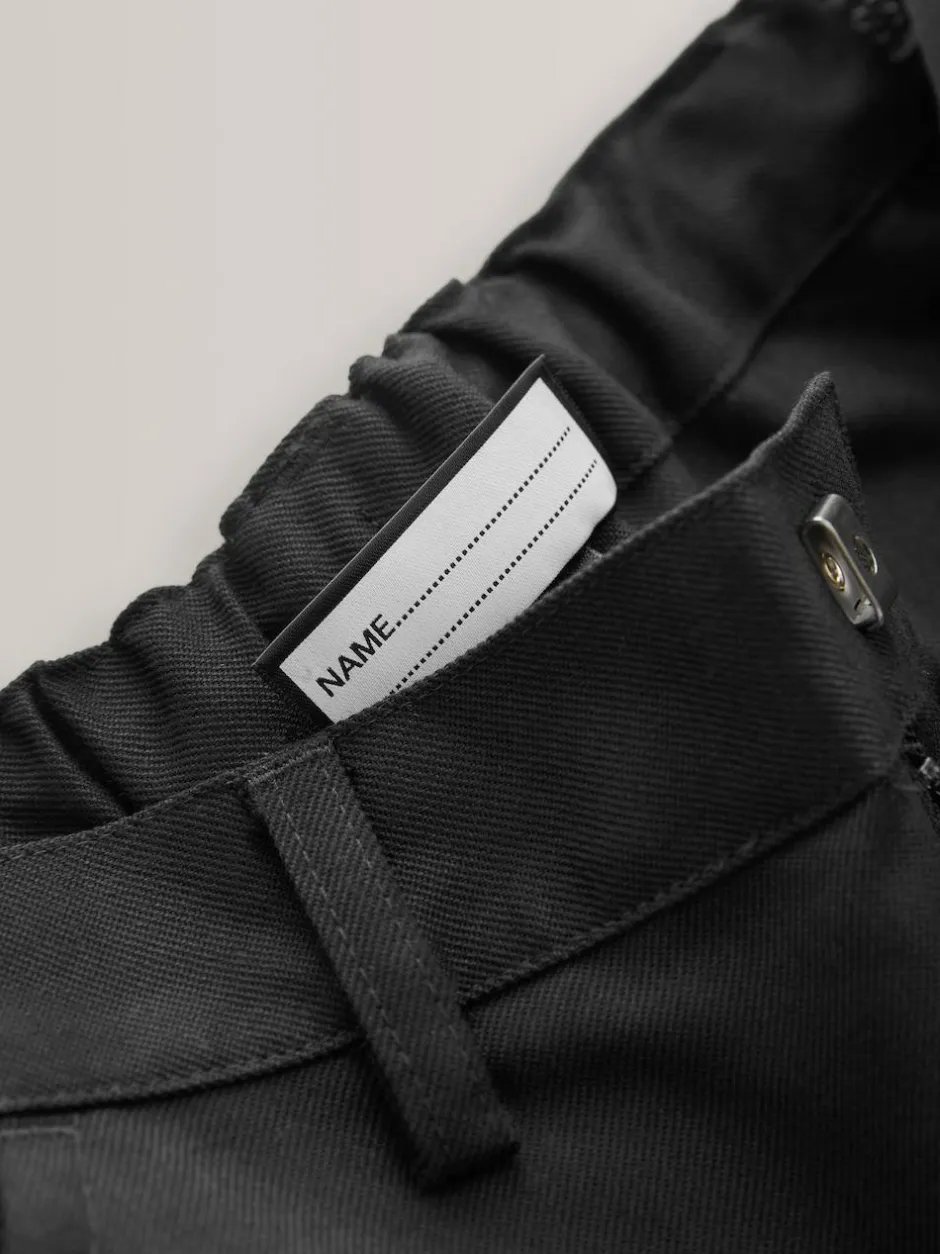 Next Plus Waist Straight Leg School Trousers (3-17yrs) Black Discount