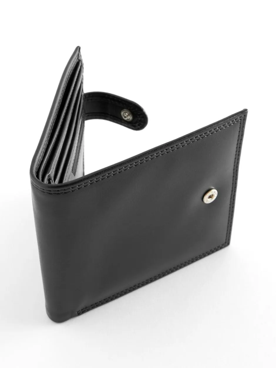 Next Popper Wallet Black Sale