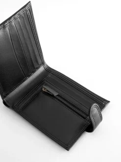 Next Popper Wallet Black Sale