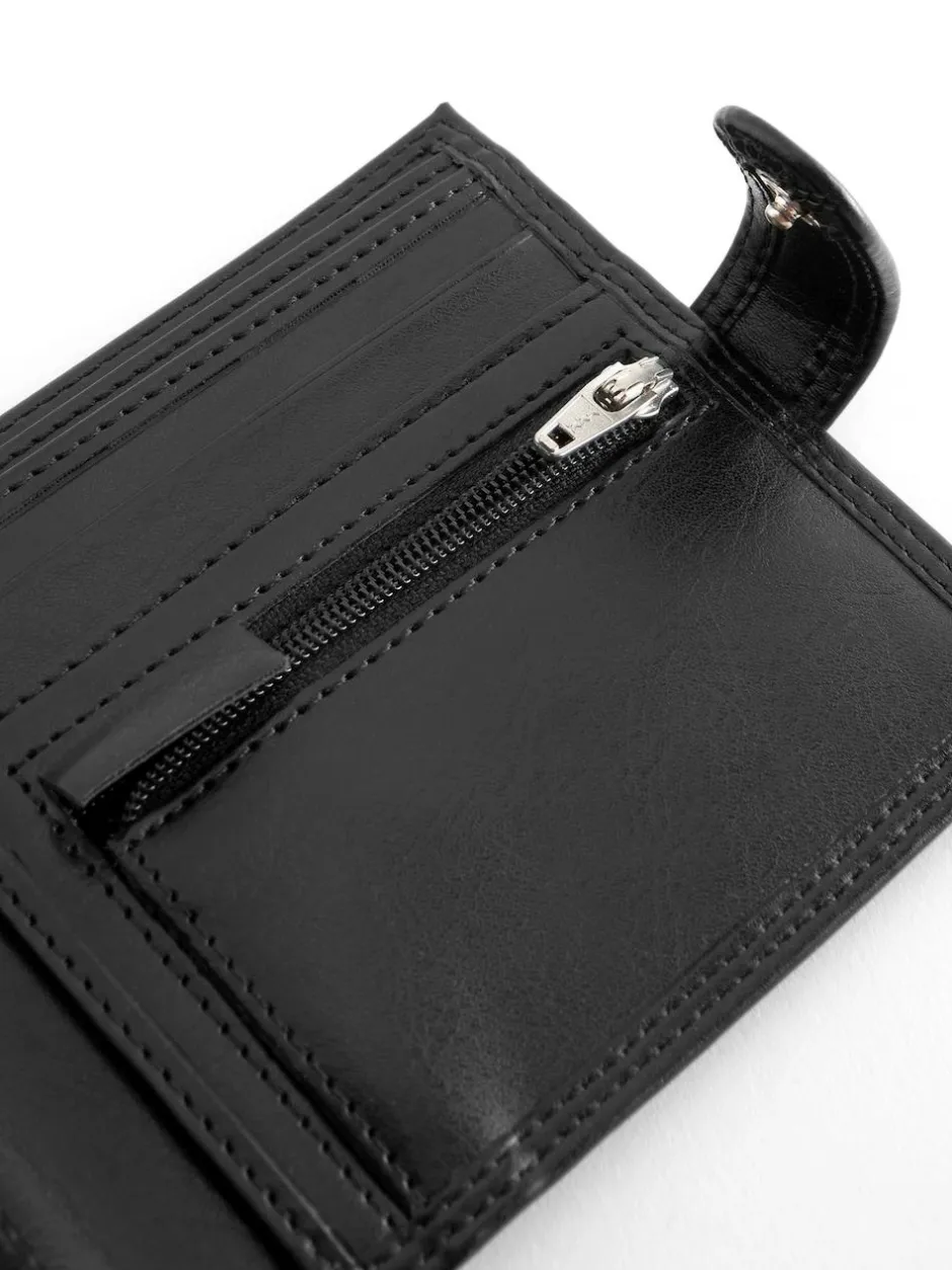 Next Popper Wallet Black Sale
