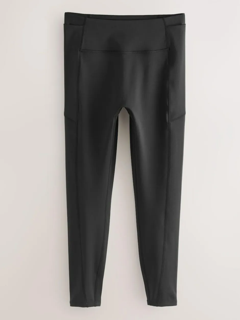Next Power Active Sports Leggings with Pocket Black Sale