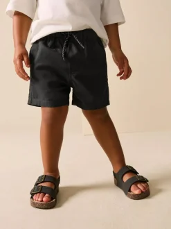 Next Black Pull On Shorts (3mths-7yrs)