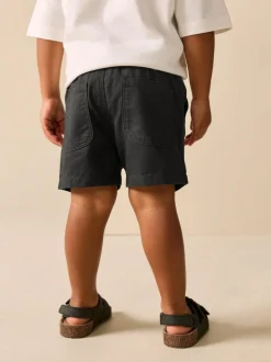 Next Black Pull On Shorts (3mths-7yrs)
