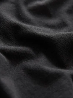 Next Pure 100% Cotton Layering Vests 2 Pack Black Clearance