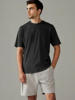 Next Black Regular Fit Essential Cotton T-Shirts 6 Pack Best