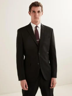 Next Regular Fit Essential Suit Jacket Black