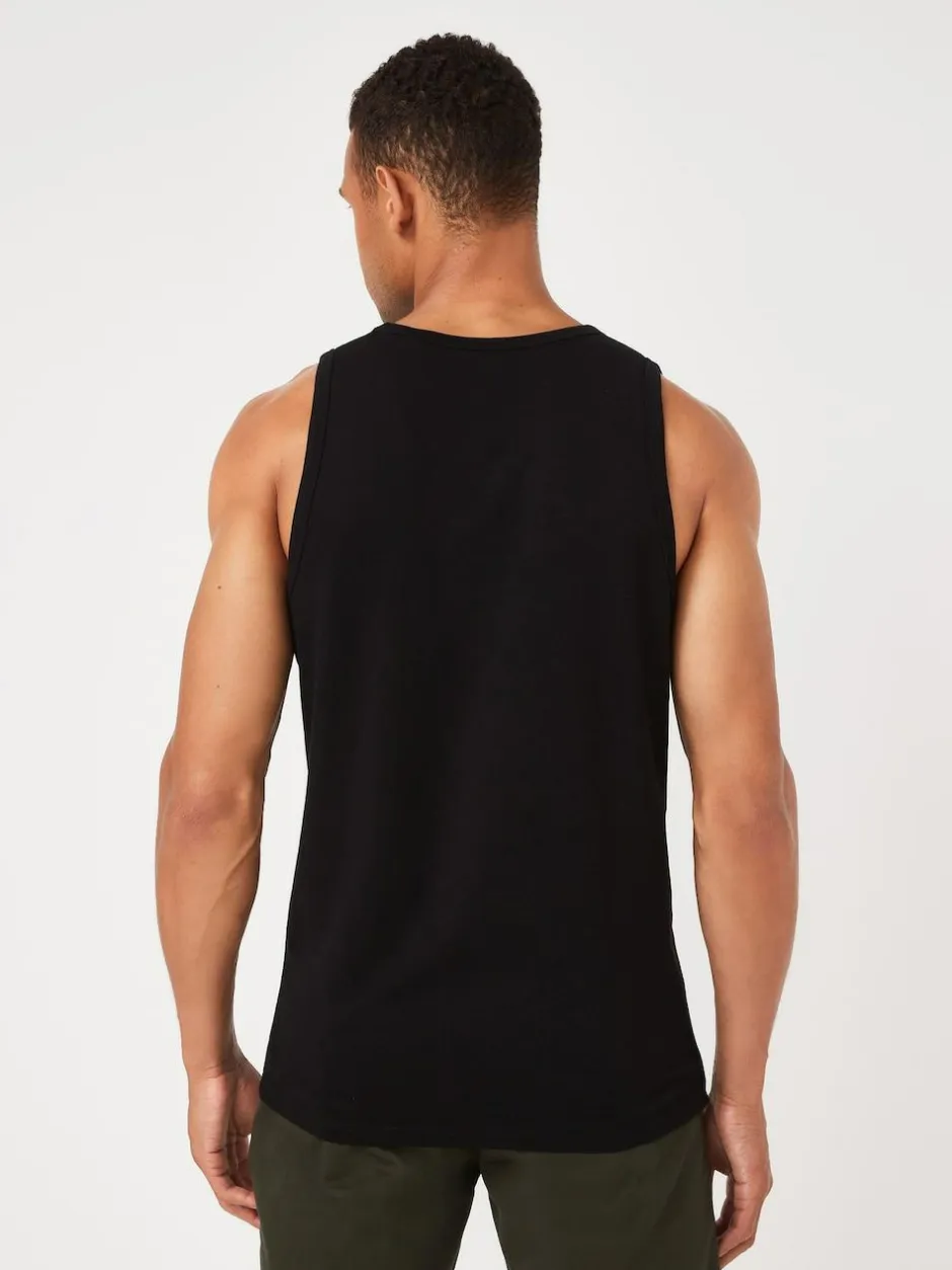 Next Regular Fit Vest Black Discount