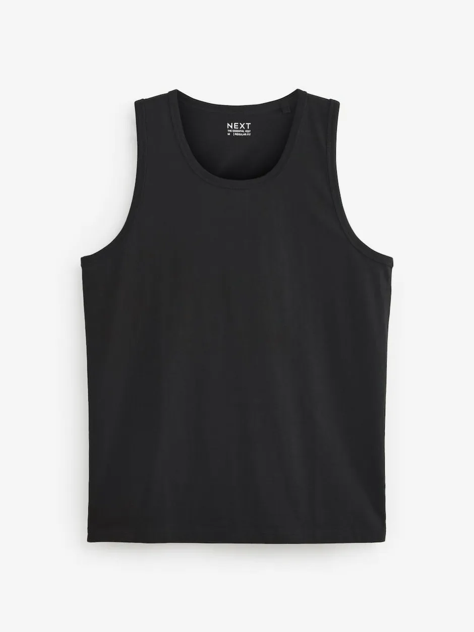 Next Regular Fit Vest Black Discount