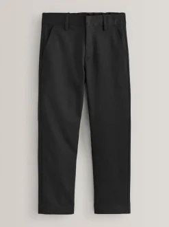 Next Regular Leg School Trousers 2 Pack (3-17yrs) Black Hot