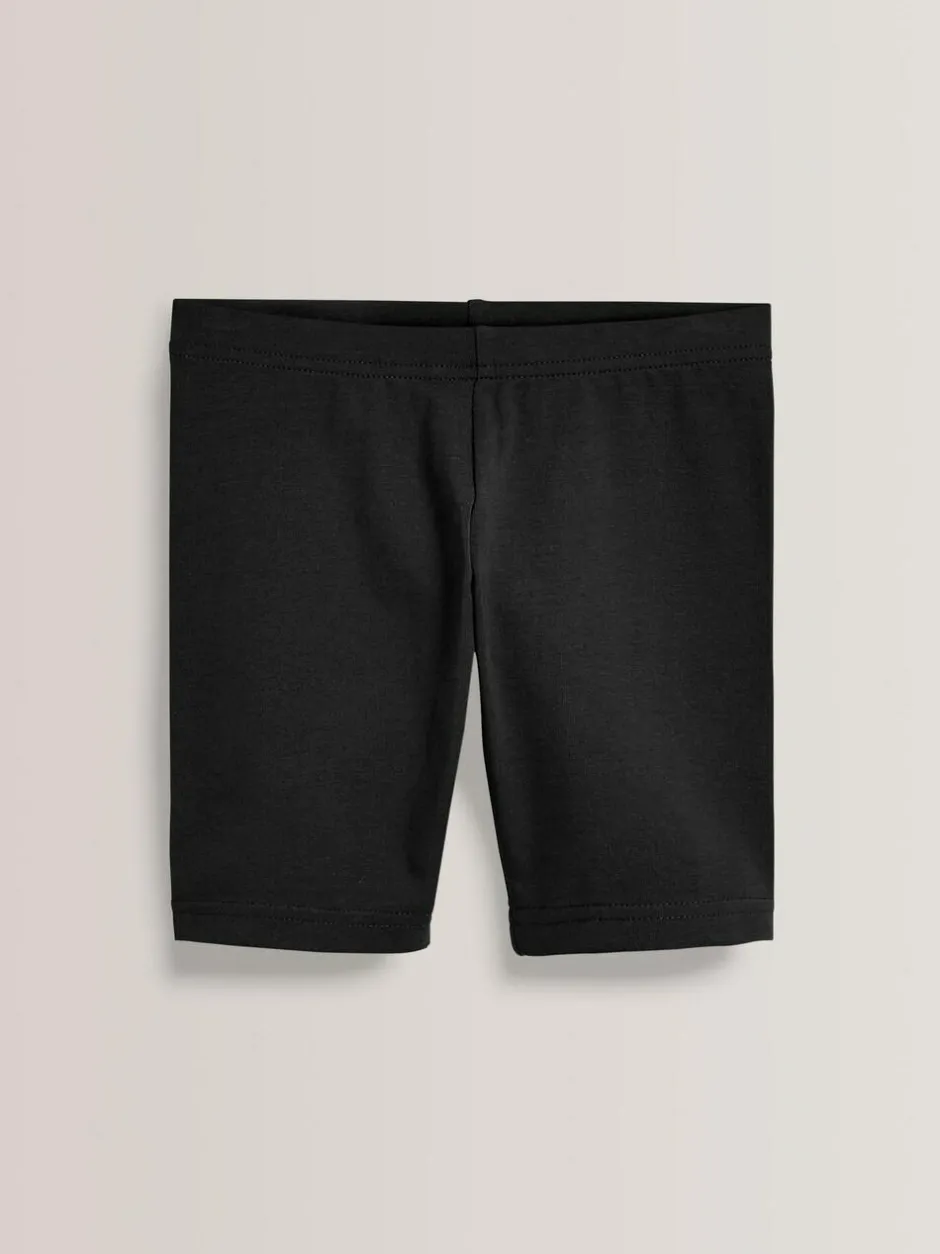 Next Regular Length 2 Pack Cotton Rich Stretch Cycle Shorts (3-16yrs) Black Discount
