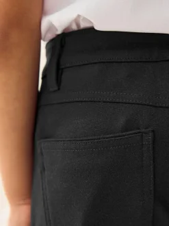 Next Regular Length Jersey Stretch Skinny School Trousers (3-18yrs) Black Discount