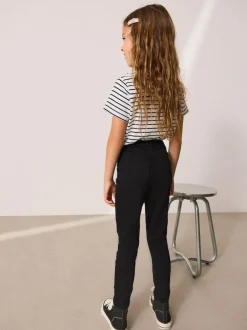 Next Regular Length Stretch Jeggings (3-16yrs) Black Online