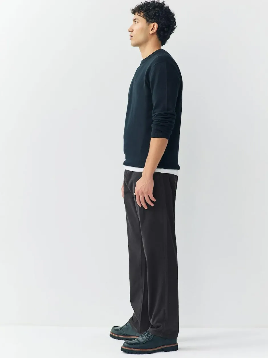 Next Black Regular Tapered Fit Stretch Chinos Trousers Discount