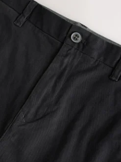 Next Black Regular Tapered Fit Stretch Chinos Trousers Discount