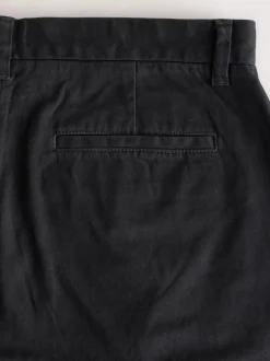 Next Black Regular Tapered Fit Stretch Chinos Trousers Discount