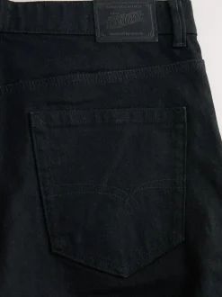 Next Regular Tapered Fit Signature Selvedge Denim Jeans Black