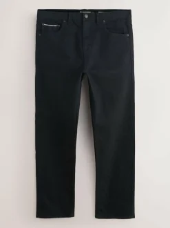 Next Regular Tapered Fit Signature Selvedge Denim Jeans Black