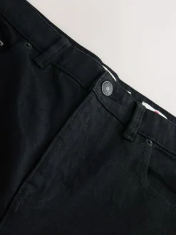 Next Regular Tapered Fit Signature Selvedge Denim Jeans Black