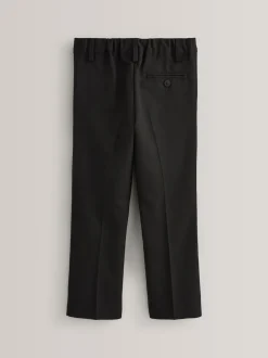 Next Regular Waist School Pleat Front Trousers (3-17yrs) Black