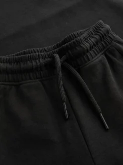 Next Relaxed Fit Heavyweight T-Shirt and Shorts Set (3-16yrs) Black Best