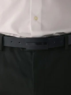Next Black Reversible Plaque Belt Online