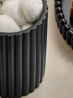 Next Storage Jar Black Rib Clearance