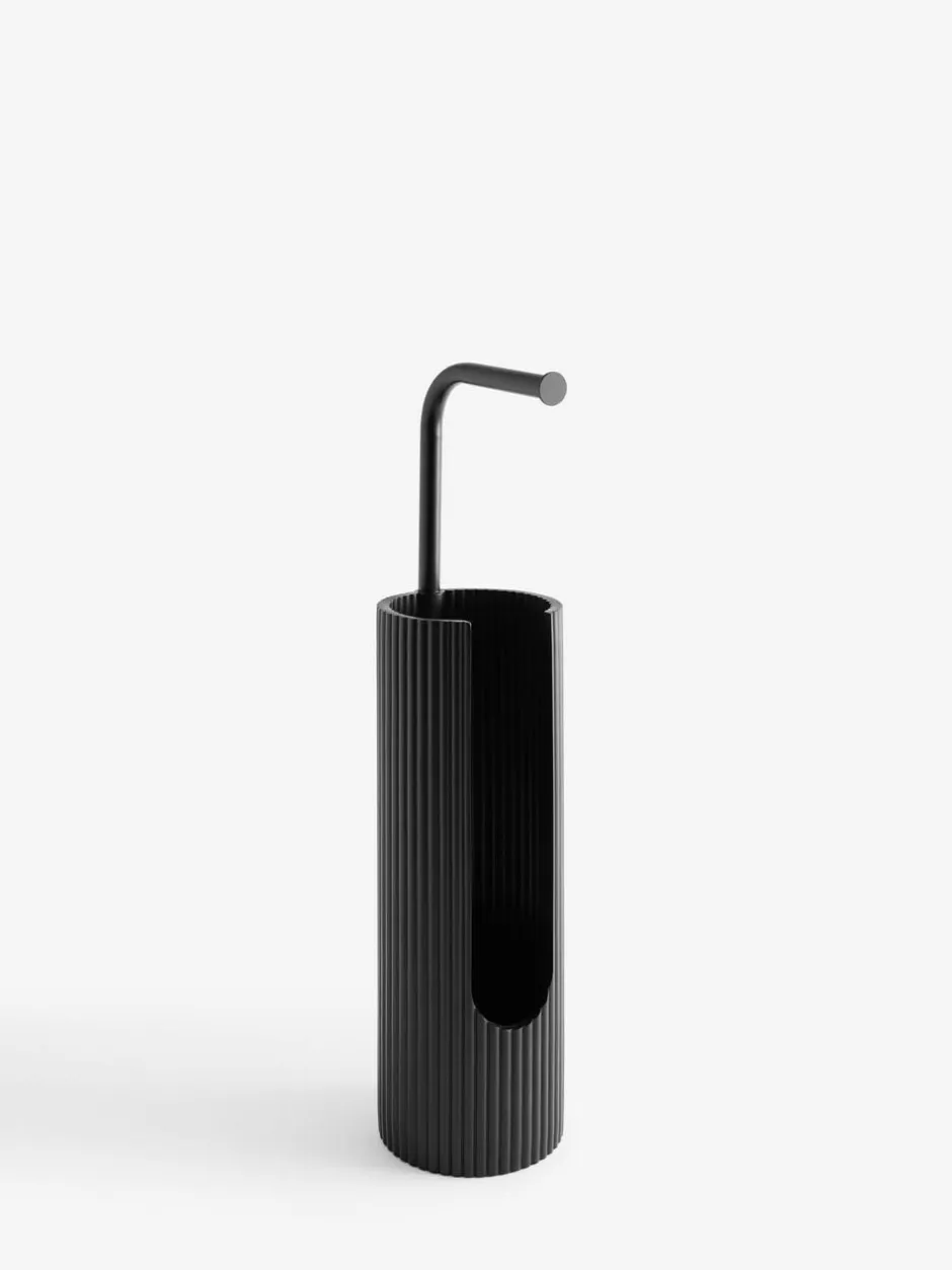 Next Rib Toilet Roll Holder Black Sale