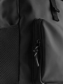Next Roll Top Backpack Black Hot