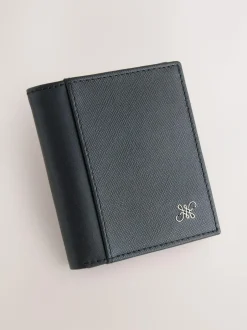 Next Black Saffiano Leather Swirly N Bifold Wallet Online