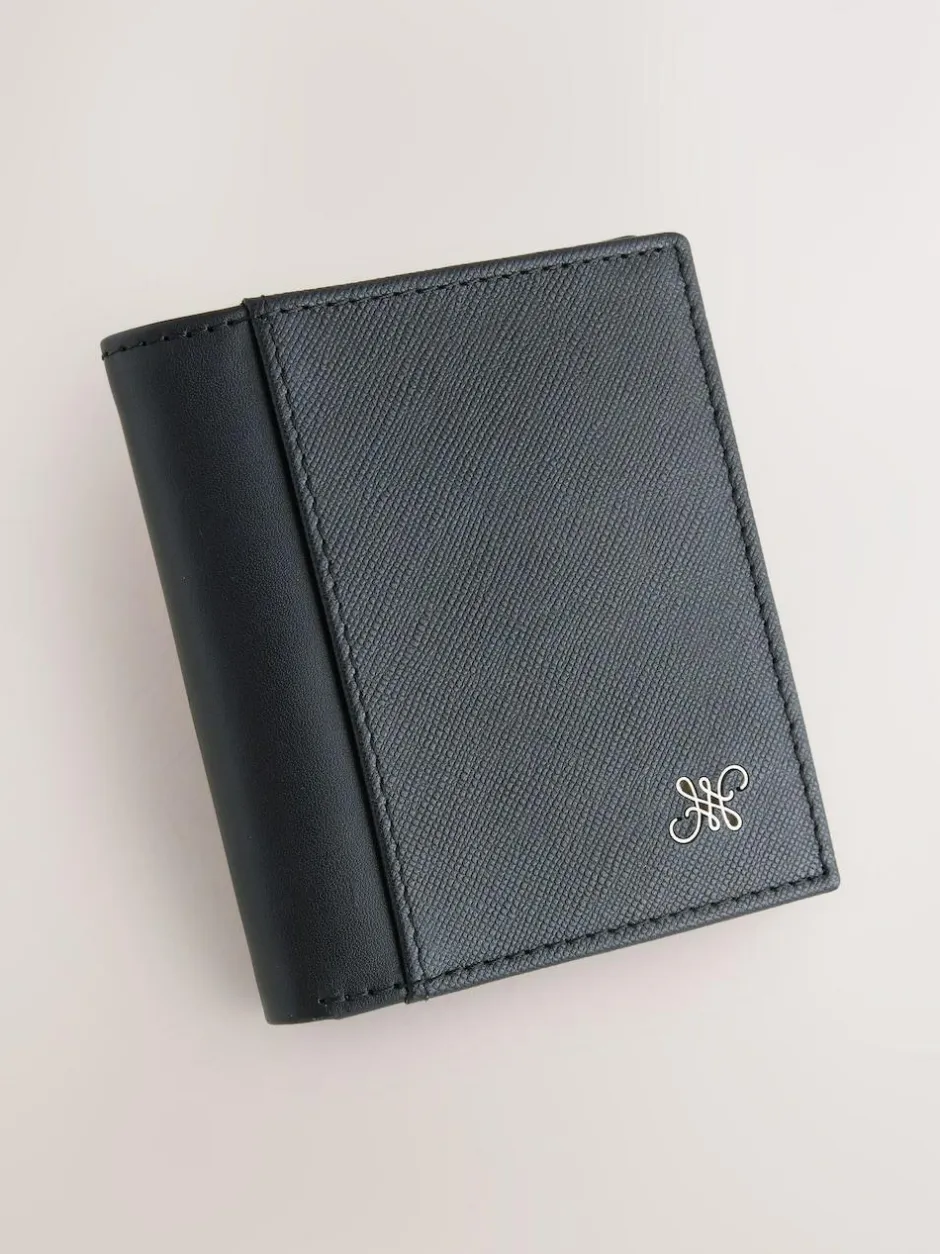 Next Black Saffiano Leather Swirly N Bifold Wallet Online