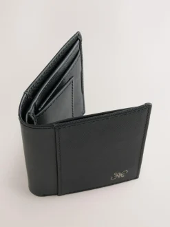 Next Black Saffiano Leather Swirly N Bifold Wallet Online