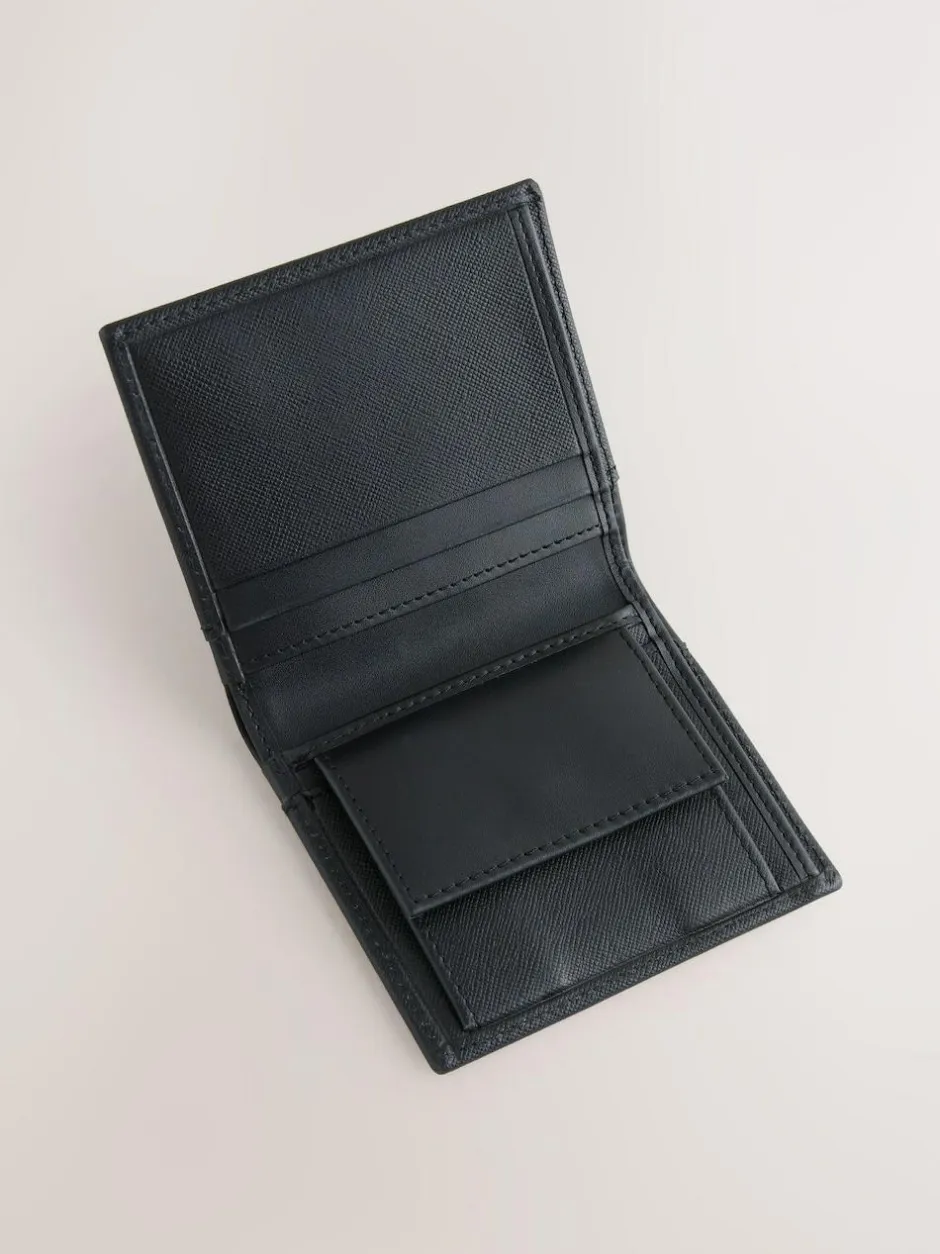Next Black Saffiano Leather Swirly N Bifold Wallet Online