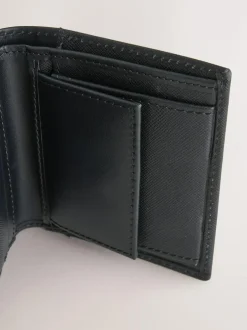 Next Black Saffiano Leather Swirly N Bifold Wallet Online