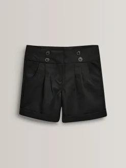 Next School Shorts (3-16yrs) Black Hot