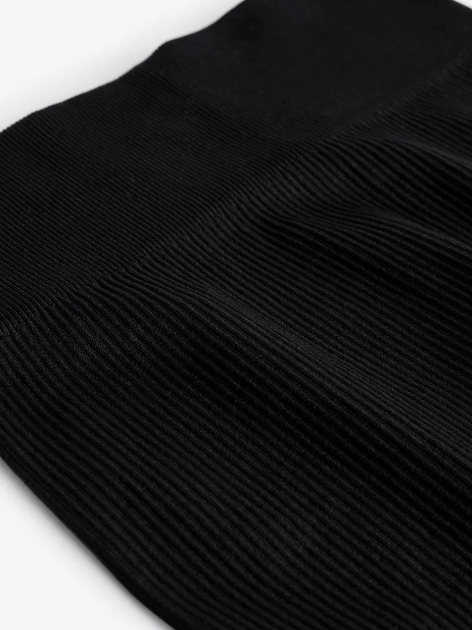 Next Black Seamless Ribbed High Waist Leggings (3-16yrs) Discount