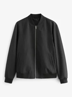 Next Black Shower Resistant Bomber Jacket Online